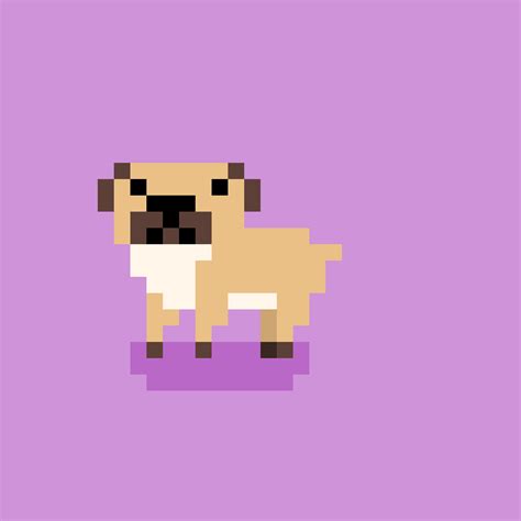 Pixilart Pug Sprite By Sewerboy