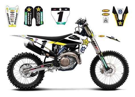 Factory Effex 2020 Rockstar Team Replica Graphics Kit Husqvarna TC FC