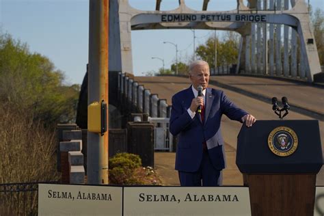 Biden Marks Selmas Bloody Sunday With Eye On Race Bloomberg