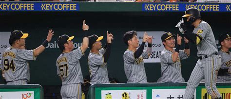 阪神5連勝でm22 先発・村上が6回1失点で8勝目 森下v6号2ラン 3年連続巨人戦勝ち越し決定 ライブドアニュース