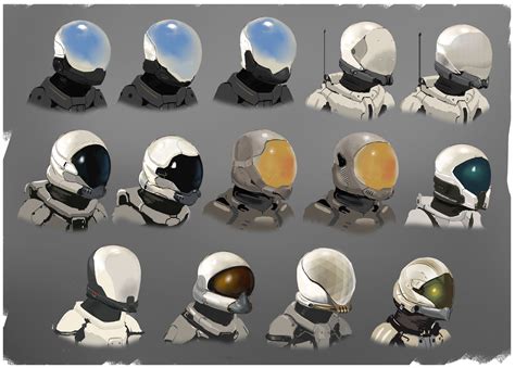 Anton Amstad Astronaut Helmets And Suits