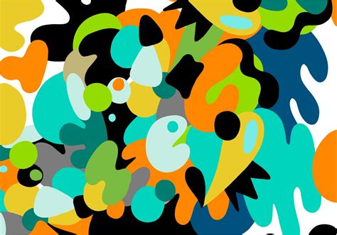 Abstract color blobs 152441 Vector Art at Vecteezy