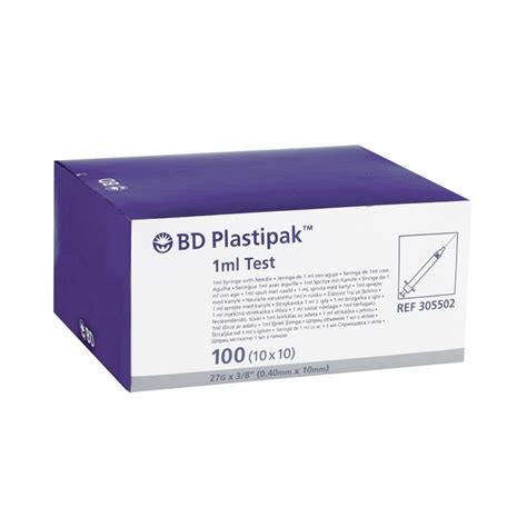 Seringues Bd Plastipak Ml Test Et Sub Q