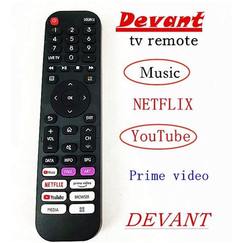 New Devant Uhd Remote Control Use Original For Devant Lcd Led Tv