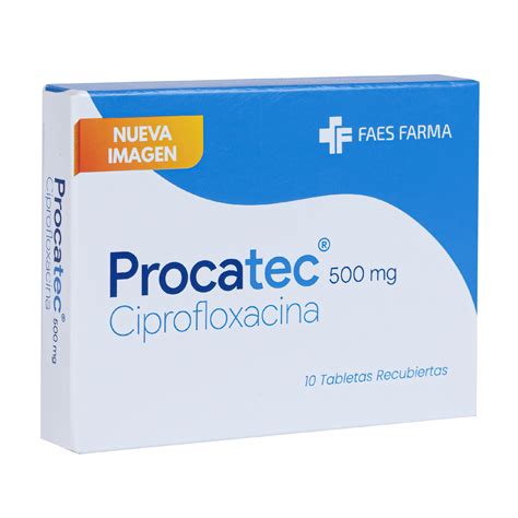 Droguería La Economía procatec ciprofloxacina 500 mg caja x 10