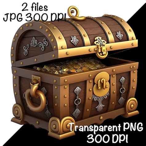 Treasure Chest Clipart Treasure Hunt Png Pirate Digital Clip Art