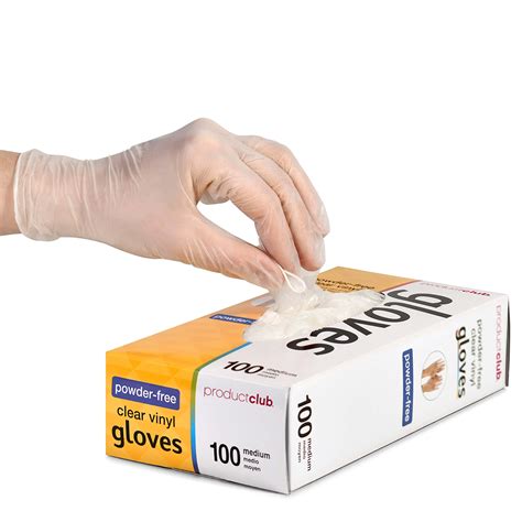 Powder-Free Clear Vinyl Disposable Gloves - 100 ct. | Burmax