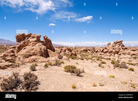 Valle De Rocas Valley Of Rocks Hosts Rock Formations With Peculiar