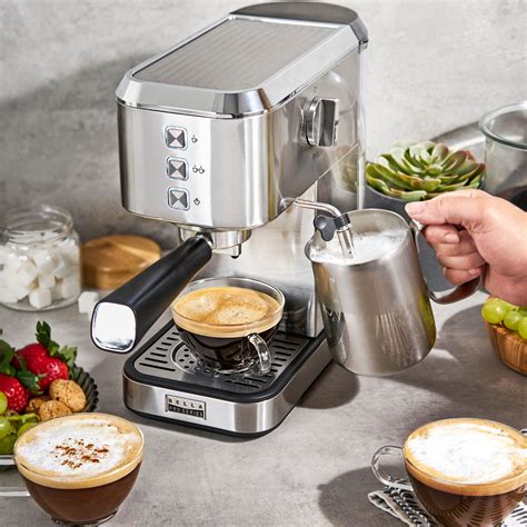 Customer Reviews Bella Pro Slim Espresso Machine With Bars Of