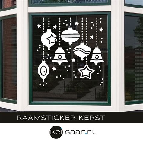 Raamsticker Kerst Uniek 58 X 58 Cm Top Kwaliteit Sfeervol