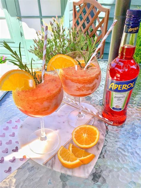 Frozen Slush Aperol Spritz Recipe Itslittlelauren Spritz Recipe Aperol Spritz Recipe Mixed