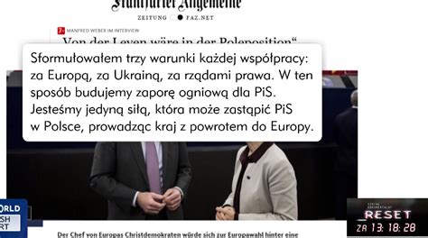 Wierny Polsce On Twitter RT Ewa Glonek Niemiec Manfred Weber