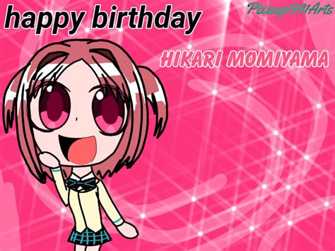 Happy Birthday To My Oc Hikari Momiyama By Pixiesp1991arts On Deviantart