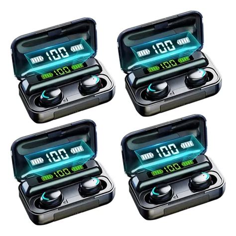 Kit 10 Audifonos Bluetooth In Ear Gamer Inalambricos Tws F9 5 Bth F9 5