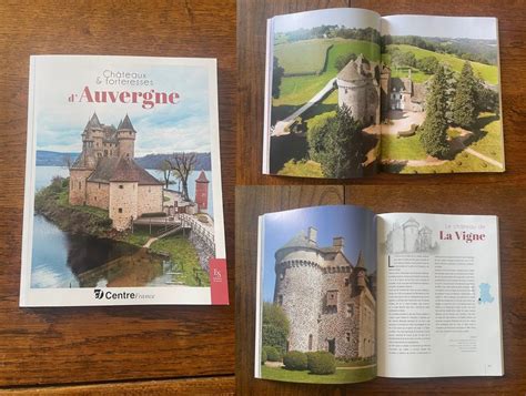 Double page du château de La Vigne dans le tout dernier livre de Bruno