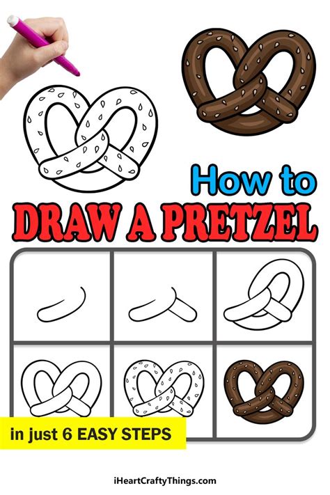 How To Draw A Pretzel A Step By Step Guide Hand Art Drawing