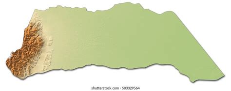 Relief Map Arauca Colombia 3drendering Stock Illustration 503329564 ...