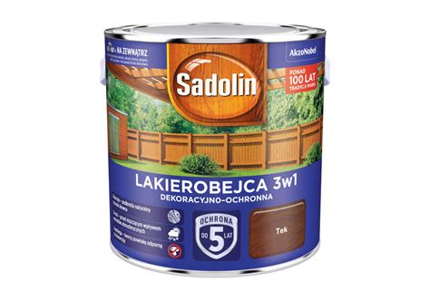 Lakierobejca Dekoracyjno Ochronna 3w1 2 5 L Teak SADOLIN AKZO NOBEL