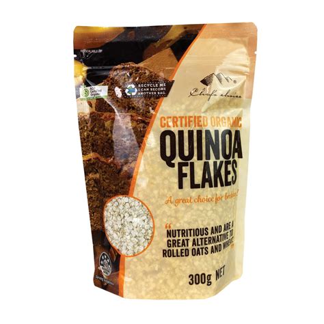 Certified Organic Quinoa Flakes Premium Gourmet Food