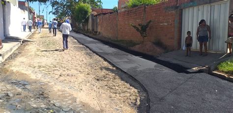 Prefeitura De Teresina Asfalta Trechos Do Bairro Pedra Mole Gp