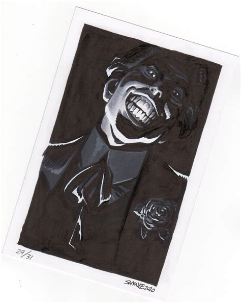 The Joker By Chris Samnee In Marcus Wai S Commissions Pin Ups Comic