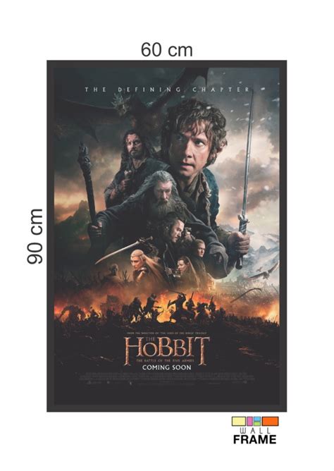 Quadro Pôster Filme o Hobbit a Batalha dos Cinco Exércitos 6