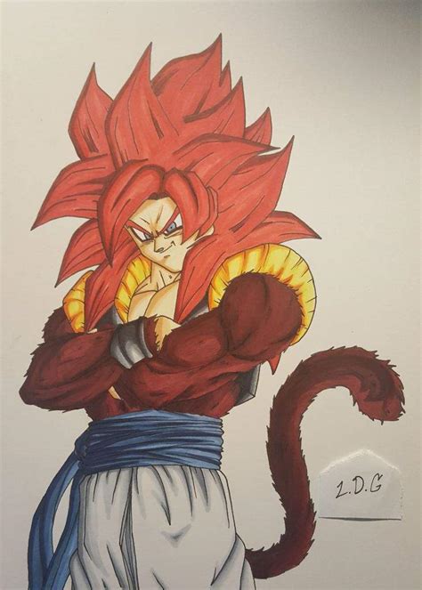 Gogeta Ssj4 Drawing