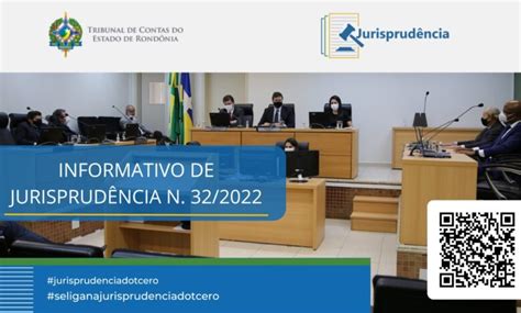 Disponibilizada A 32ª Edição Do Informativo De Jurisprudência Do Tce Ro