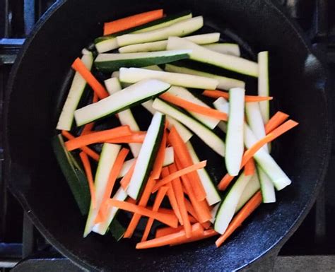 Simple Sauteed Carrots And Zucchini Recipe Simple And Savory