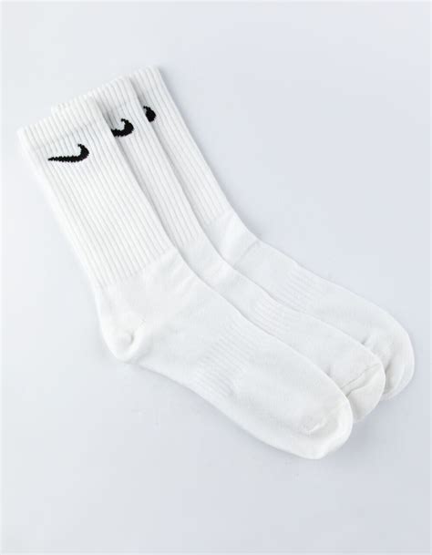 NIKE Everyday Dri-Fit Lightweight 3 Pack Crew Socks - WHITE | Tillys