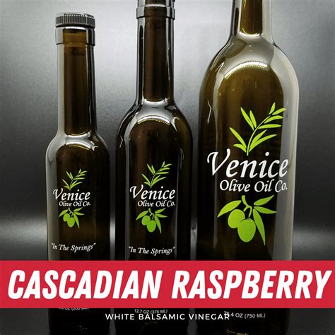 Cascadian Raspberry White Balsamic Vinegar Venice Olive Oil