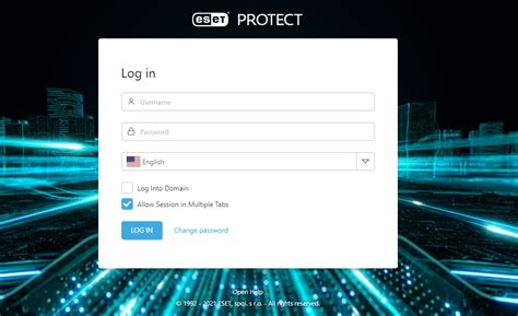 Opening The Eset Protect Web Console Eset Protect Eset Online Help