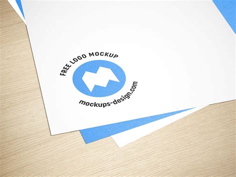 Free Paper Logo Mockup (PSD)