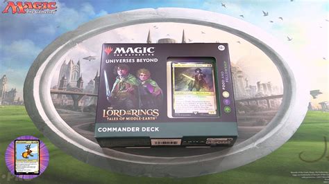 Lord Of The Rings Mtg Commander Deck Food And Fellowship Unboxed Youtube