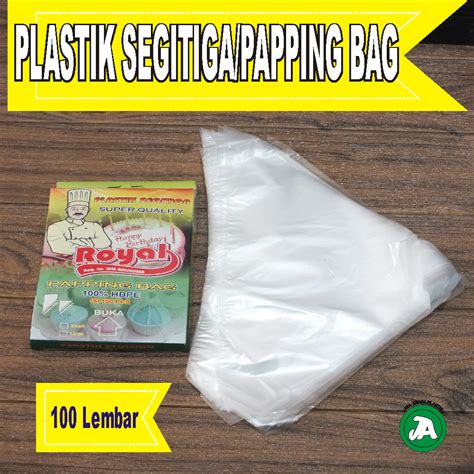 Jual Plastik Segitiga Lembar Pipping Bag Plastik Kue Papping Bag