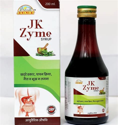 200ml Jaikirt JK Zyme Digestive Syrup At Rs 160 Box Ayurvedic