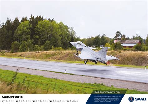 Saab On Twitter Gripen Calendar Image Of The Month Who Needs An