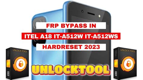 Frp Bypassremove In Itel A18a512wa512ws Hardreset Pinpatternpassword Unlockunlocktool2023