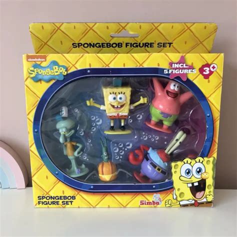 Spongebob Squarepants Figures Simba With Mr Krabs Squidward New Patrick £2350 Picclick Uk