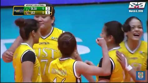 DLSU Vs UST March 6 2019 1st SET YouTube