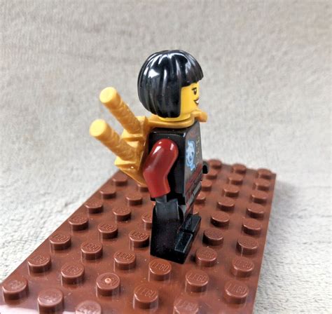 Lego Ninjago Nya Skybound Black Bob Cut Hair Minifigure Njo