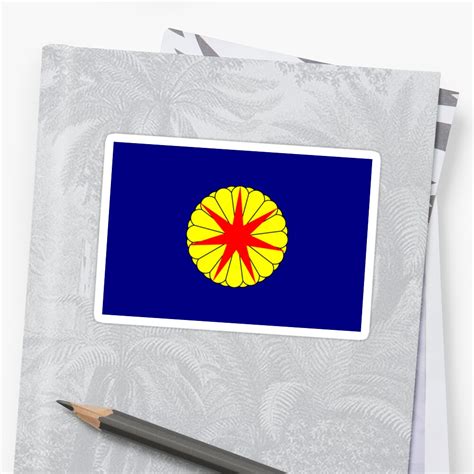 "Flag of Republic of Ezo, 1869" Sticker by abbeyz71 | Redbubble