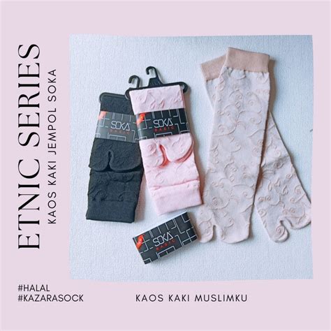 Jual Kazarasock Kaos Kaki Jempol SOKA Motif Pink Victorian Shopee