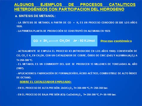 El Hidrógeno En Procesos Catalíticos Página 2