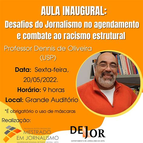 Aula inaugural aborda as relações entre jornalismo e o racismo