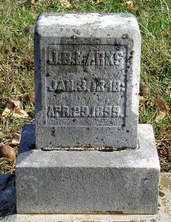 John Bemis Marks 1848 1899 Find A Grave Memorial