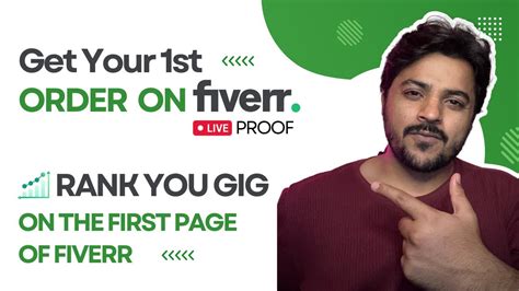 Get Your 1st Order On Fiverr Live Proof Rank Your Gig On The First Page Of Fiverr Mazrify