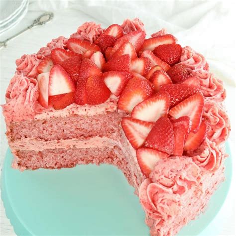 Gluten Free Strawberry Cake Mama Knows Gluten Free