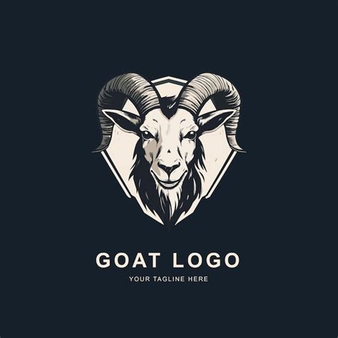 Premium Vector Goat Face Logo Vector Illustration