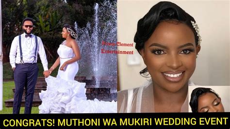 Congrats Former Inooro Tv Presenter Muthoni Wa Mukiri Weds Isaac Muthoni Wa Mukiri Wedding